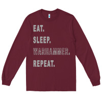 Burgundy warhammer Long Sleeve Tee - linhVisuals