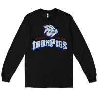 Black lehigh valley ironpigs Long Sleeve Tee - linhVisuals