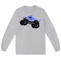 Moon Dust Monster Truck Megalodon Long Sleeve Tee - linhVisuals