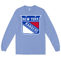 Colony Blue Ny rangers Long Sleeve Tee - linhVisuals