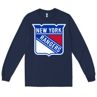 Navy Ny rangers Long Sleeve Tee - linhVisuals