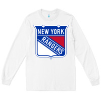 White Ny rangers Long Sleeve Tee - linhVisuals