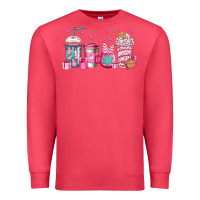 Cardinal pink Christmas coffee Premium Sweatshirt - Jasminsmagicworld