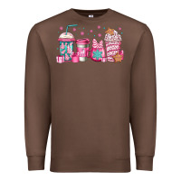 Chestnut pink Christmas coffee Premium Sweatshirt - Jasminsmagicworld