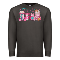 Smoke pink Christmas coffee Premium Sweatshirt - Jasminsmagicworld