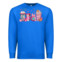 True Royal pink Christmas coffee Premium Sweatshirt - Jasminsmagicworld