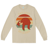 Mushroom say less do lesser funny sloth Long Sleeve Tee - linhVisuals