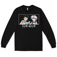Black gon killua Long Sleeve Tee - linhVisuals