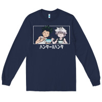 Navy gon killua Long Sleeve Tee - linhVisuals