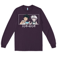 Plum gon killua Long Sleeve Tee - linhVisuals