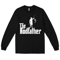 Black Fishing The Rodfather Long Sleeve Tee - linhVisuals