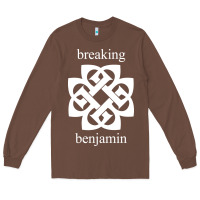 Chestnut BREAKING BENJAMIN - BLACK AND WHITE Long Sleeve Tee - linhVisuals