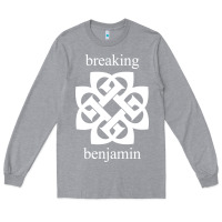 Heather Grey BREAKING BENJAMIN - BLACK AND WHITE Long Sleeve Tee - linhVisuals