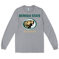Heather Grey bemidji state beavers, gear Long Sleeve Tee - linhVisuals