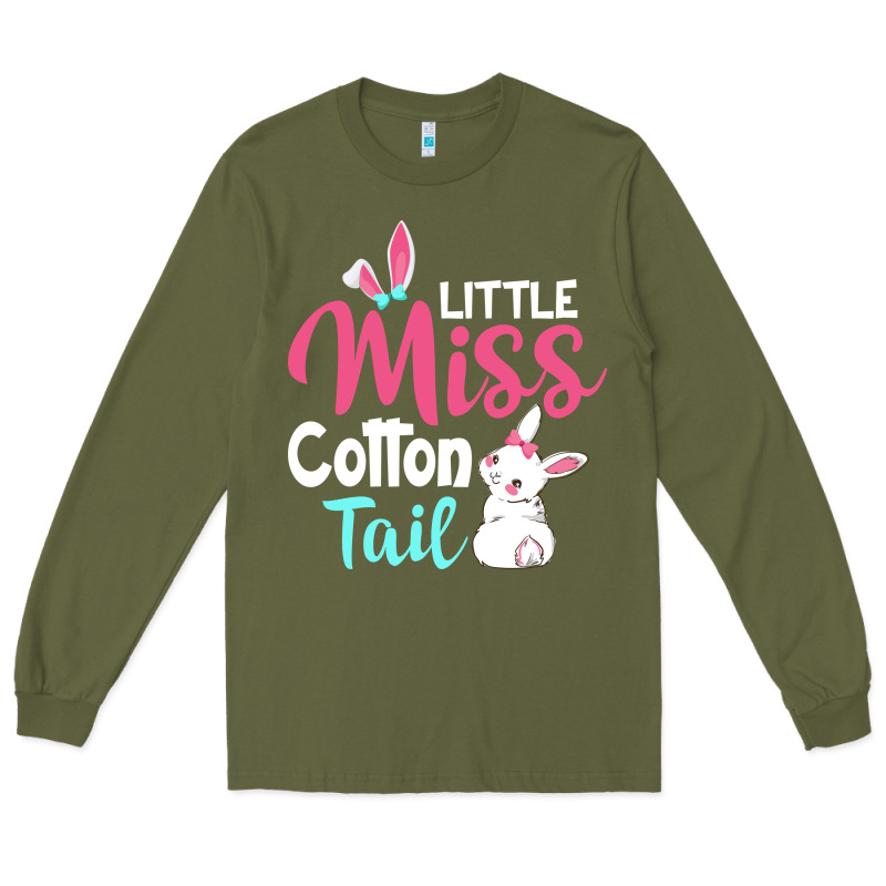 Little Miss Cottontail Easter Long Sleeve Tee by linhVisuals | Teevron