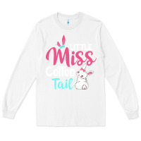 White little miss cottontail easter Long Sleeve Tee - linhVisuals