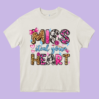 Miss Steal Your Heart Olivia Heavy Core Tee Designed By Oliviacreatesart