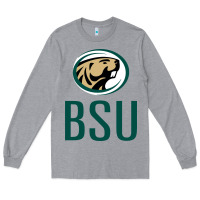 Heather Grey bemidji state beavers, bsu, gear Long Sleeve Tee - linhVisuals