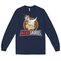 Navy mamasaurus Long Sleeve Tee - linhVisuals