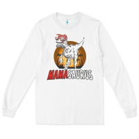 White mamasaurus Long Sleeve Tee - linhVisuals