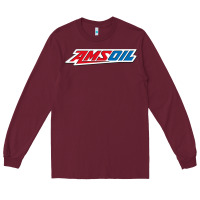 Burgundy #amsoil Long Sleeve Tee - linhVisuals