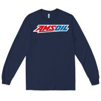 Navy #amsoil Long Sleeve Tee - linhVisuals
