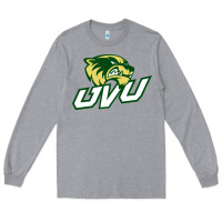 Heather Grey UVU, education Long Sleeve Tee - linhVisuals