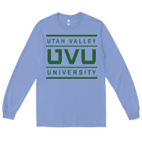 Colony Blue uvu, utah valley, education Long Sleeve Tee - linhVisuals