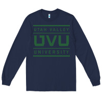 Navy uvu, utah valley, education Long Sleeve Tee - linhVisuals