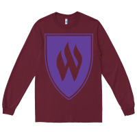 Burgundy weber st, education Long Sleeve Tee - linhVisuals