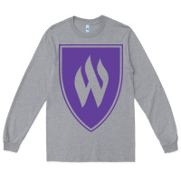 Heather Grey weber st, education Long Sleeve Tee - linhVisuals