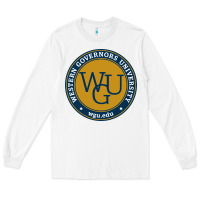 White wgu, studies in utah Long Sleeve Tee - linhVisuals