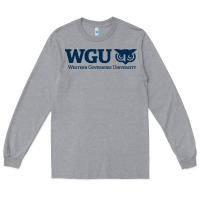 Heather Grey w governors, education, wgu Long Sleeve Tee - linhVisuals