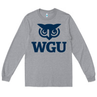 Heather Grey western, governors, education Long Sleeve Tee - linhVisuals