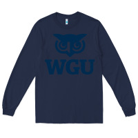 Navy western, governors, education Long Sleeve Tee - linhVisuals