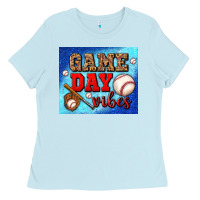 Baby Blue game day vibes mouse pad Ladies Tee - BundleAndBundleShop