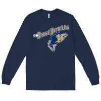 Navy tri city dust baseball Long Sleeve Tee - linhVisuals