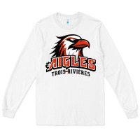 White trois rivières aigles Long Sleeve Tee - linhVisuals