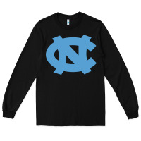 Black North Carolina Tar Heels Long Sleeve Tee - linhVisuals