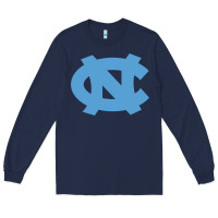 Navy North Carolina Tar Heels Long Sleeve Tee - linhVisuals