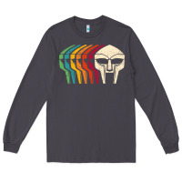 Smoke Retro Mask Doom Long Sleeve Tee - linhVisuals