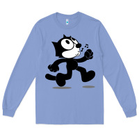 Felix The Black Cat Music Long Sleeve Tee | Teevron
