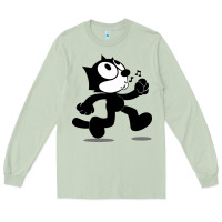 Matcha felix the black cat music Long Sleeve Tee - linhVisuals