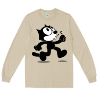 Mushroom felix the black cat music Long Sleeve Tee - linhVisuals