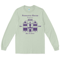 Matcha nonnatus house  blue ink Long Sleeve Tee - linhVisuals