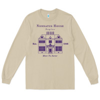 Mushroom nonnatus house  blue ink Long Sleeve Tee - linhVisuals