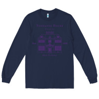Navy nonnatus house  blue ink Long Sleeve Tee - linhVisuals