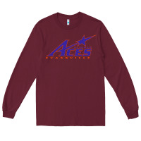 Burgundy evansville purple aces Long Sleeve Tee - linhVisuals