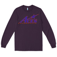 Plum evansville purple aces Long Sleeve Tee - linhVisuals