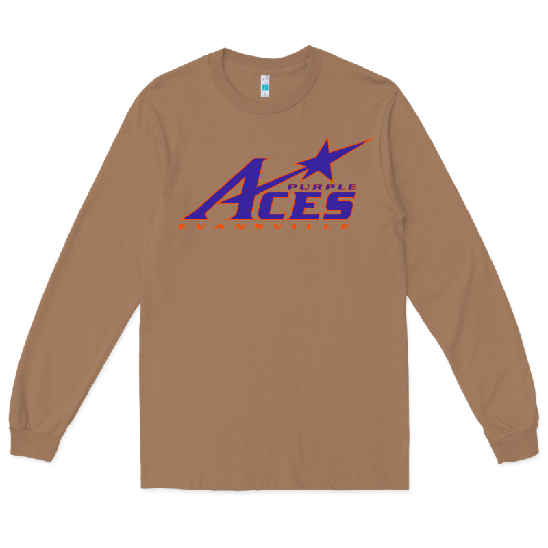 Evansville Purple Aces Long Sleeve Tee by linhVisuals | Teevron